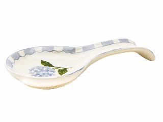 CERAMIC SPOON REST (HYDRANGEA)