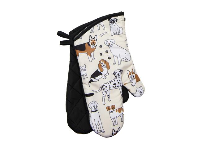 OVEN MITTS (2 PCS) (DOGS)