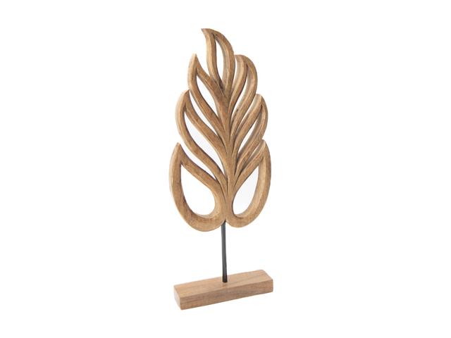 WOODEN LEAF DECOR