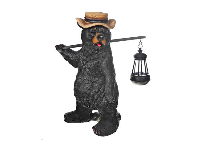 POLYRESIN BEAR WITH LANTERN (THIS LIL LIGHT OF MINE) (16.5")