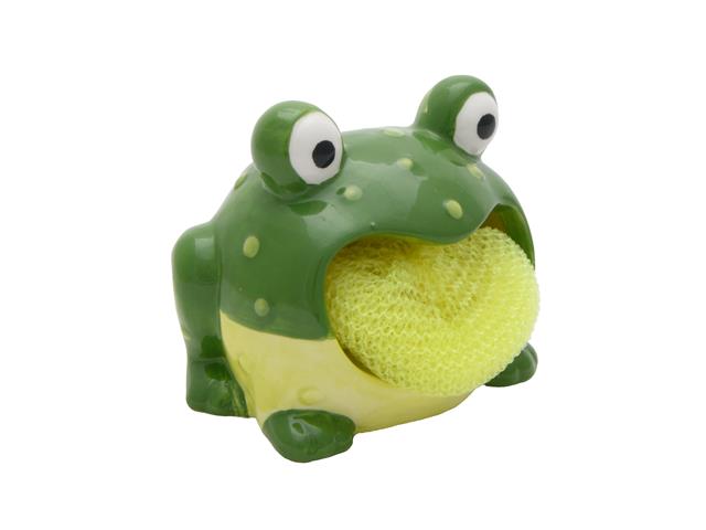 SPONGE HOLDER WITH SPONGE (FROG)