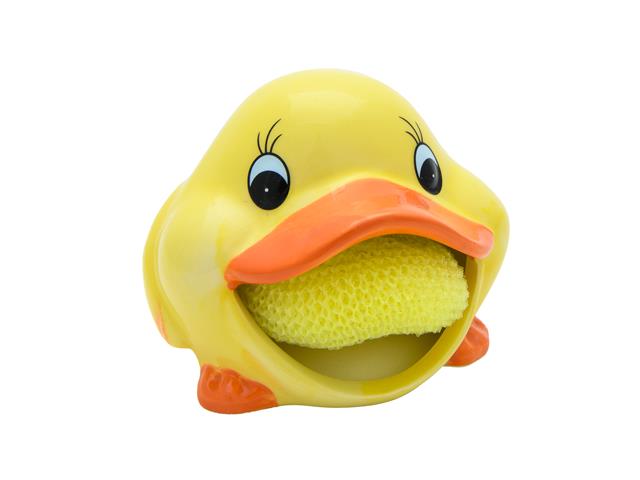 SPONGE HOLDER WITH SPONGE (DUCK)