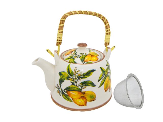 CERAMIC TEAPOT (LEMON)