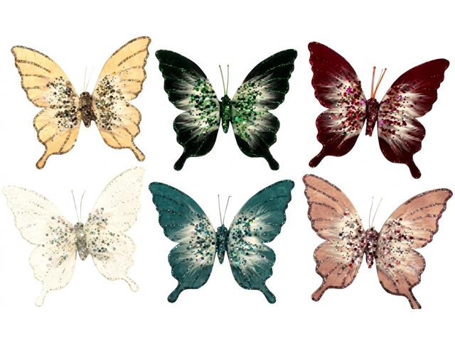 8" BUTTERFLY CLIPS (ASSTD)