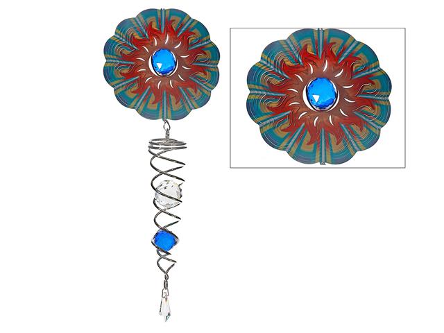 23" WIND SPINNER WITH TAIL (FIRE)