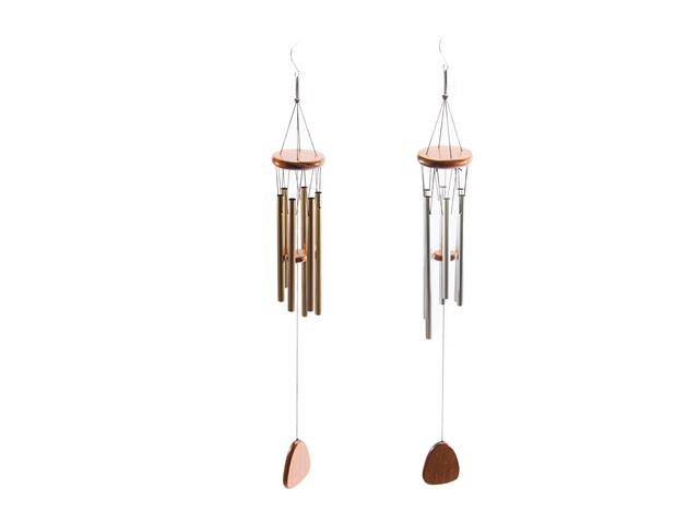 29.5"  METAL & WOOD WINDCHIME (ASSTD)