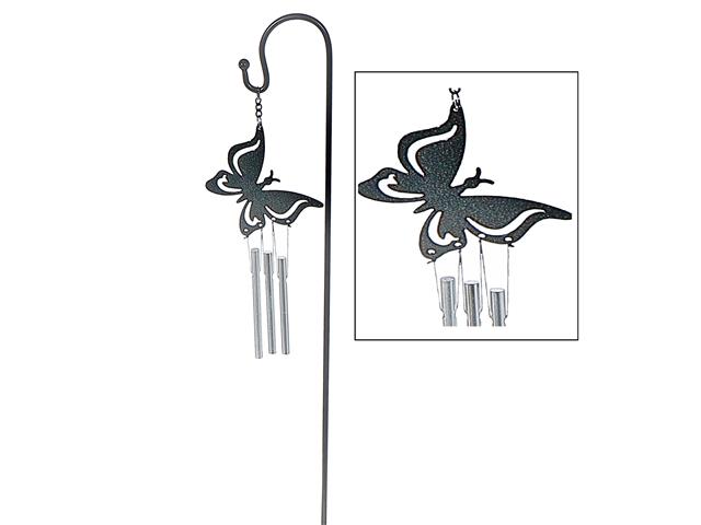 18" MINI GARDEN STAKE CHIME (BUTTERFLY)