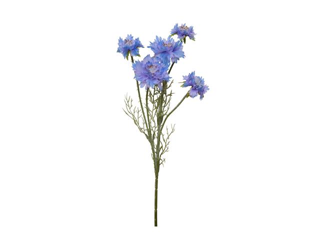 5 HEAD CORNFLOWER PICK (LIGHT BLUE)