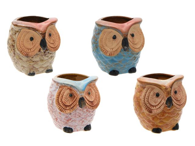CERAMIC PLANTER (ASSTD) (OWL)