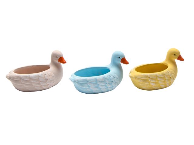 CERAMIC PLANTER (ASSTD) (DUCK)