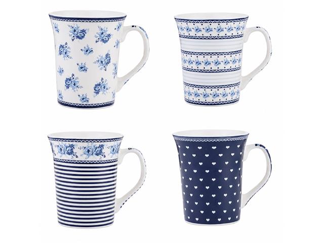 CERAMIC MUG (ASSTD) (BLUE LACE)