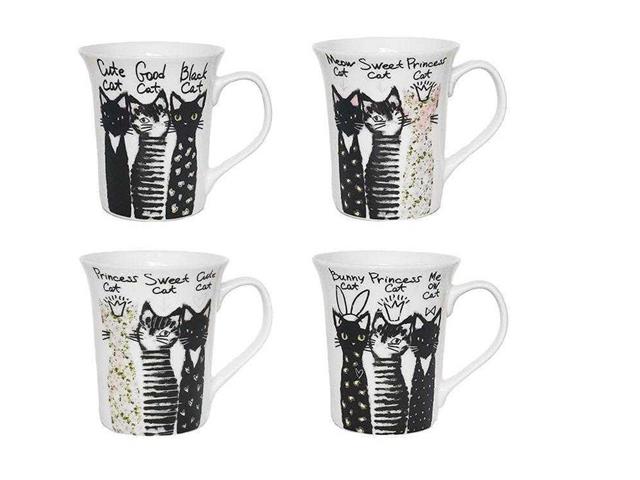 CERAMIC MUG (ASSTD) (PRINCESS CAT)