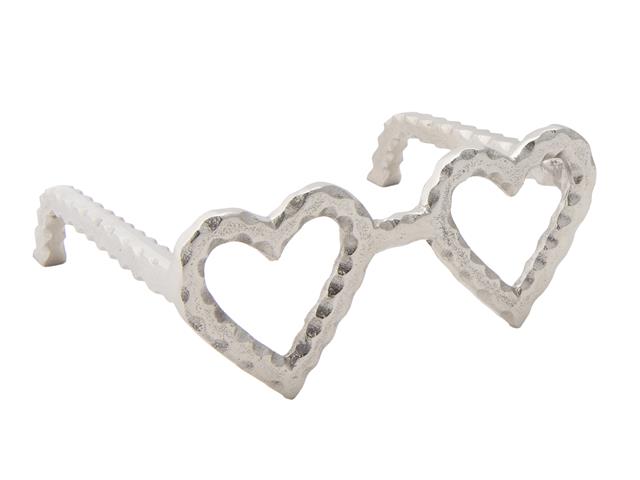 DECORATIVE METAL SPECTACLES (HEART)