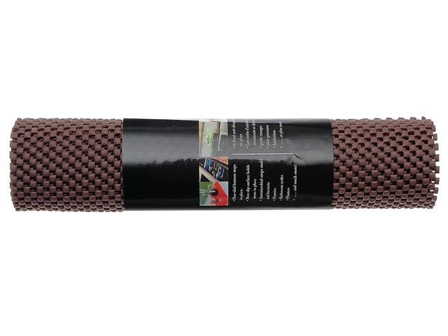 ANTI SLIP PVC MAT (CHOCOLATE) (12"  X  59")