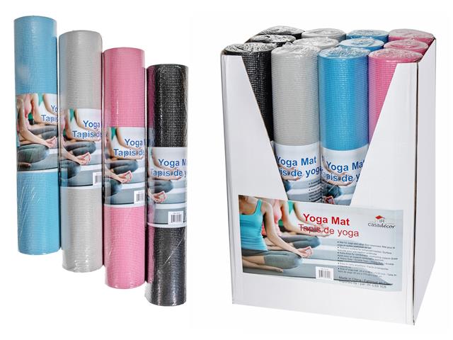 HEAVY DUTY YOGA MAT (ASST) (24 X 68)