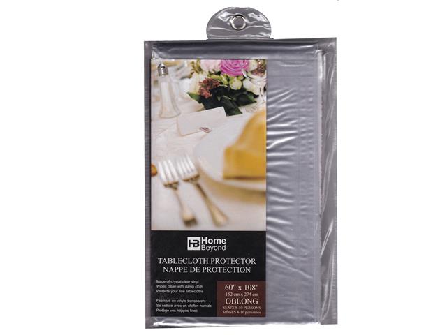 CLEAR VINYL TABLECLOTH PROTECTOR (70" DIA)