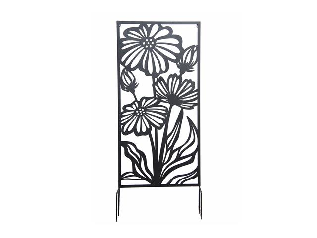 METAL DAISIES GARDEN SCREEN (55.11" H)