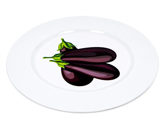 GREEN CHARGER PLATE (OLIVE)