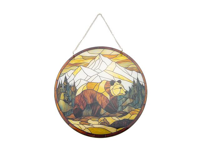 ROUND ACRYLIC HANGER (BEAR)