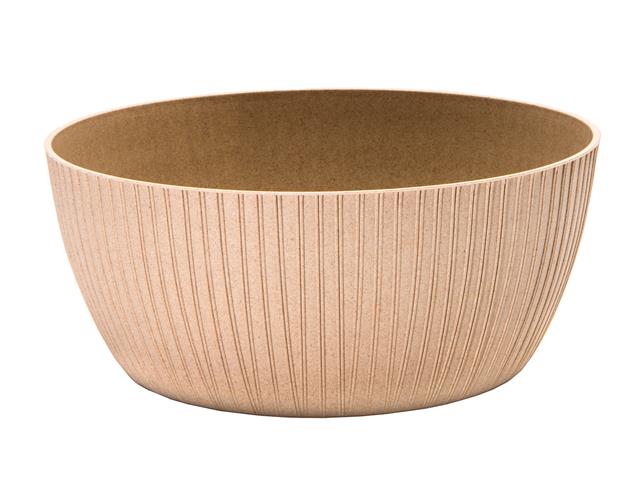 12.6" LUCCA ROUND PLANTER (ECO-FRIENDLY) (BEIGE)