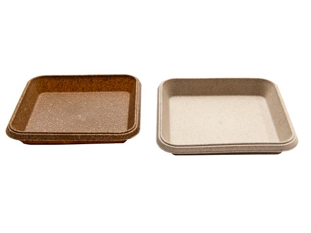 11" SIENA SQUARE TRAY (SHALLOW) (ECO-FRIENDLY) (ASSTD)