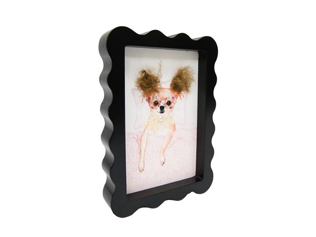 6" X 8" CANVAS WALL ART (CHIHUAHUA WITH FURRY EARS)