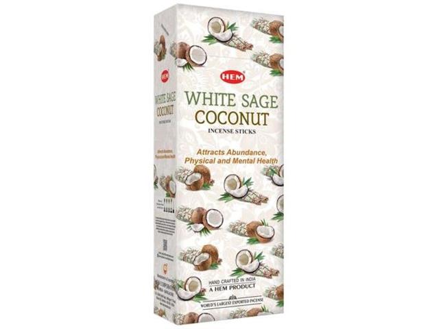 HEM INCENSE (20 STICK) - WHITE SAGE COCONUT