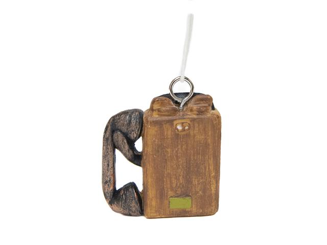 POLYRESIN VINTAGE TELEPHONE ORNAMENT