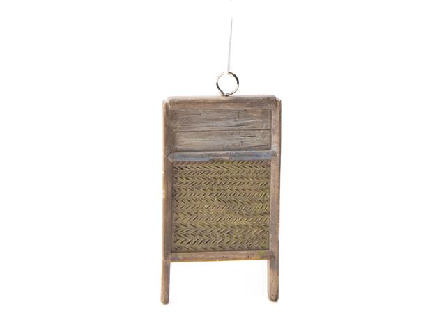 POLYRESIN WASHBOARD ORNAMENT