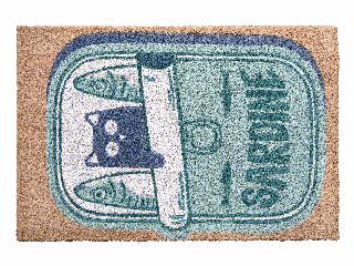 COIR DOOR MAT (CAT IN CANNED SARDINES)