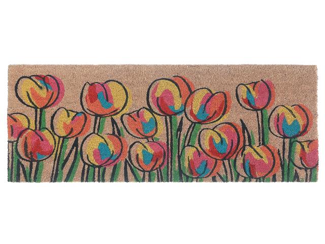 COIR DOOR MAT (TULIP) (10"X30")