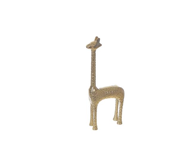 GOLD GIRAFFE DECOR 13" (MEDIUM)