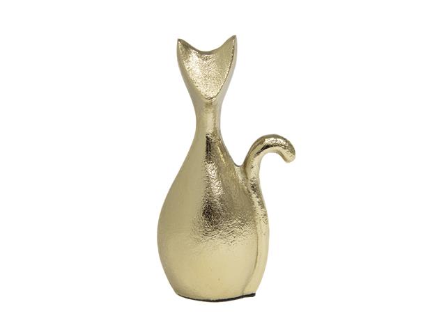 GOLD CAT DECOR 7.5"