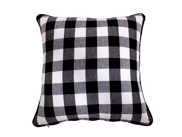 FILLED COTTON CUSHION (18" X 18") (WHITE BUFFALO)