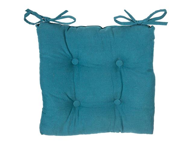 CHAIR PAD (18"  X 18") (TEAL)
