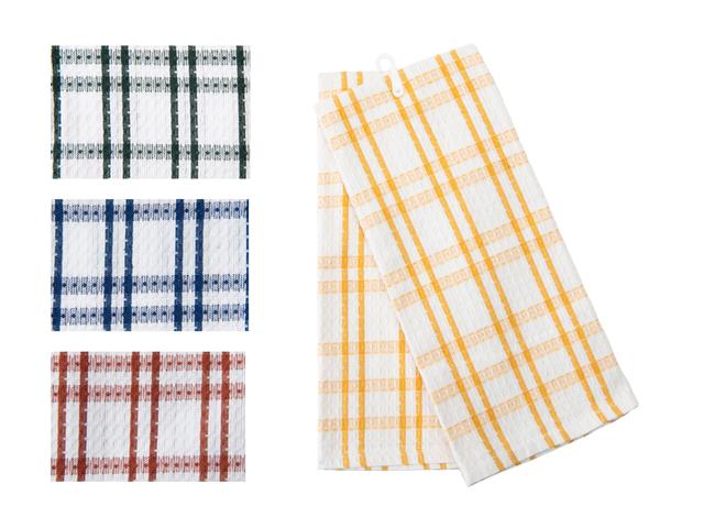 2PK ARIZA COTTON KITCHEN TOWELS (ASSTD)
