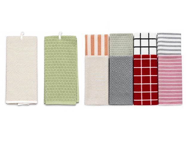 TERRY KITCHEN TOWELS (STRIPES & SOLIDS) (ASSTD)
