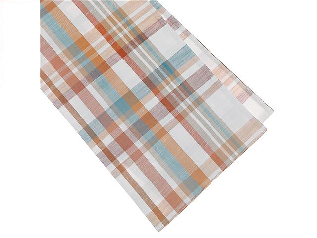 COTTON TABLE RUNNER (54") (PLAID)