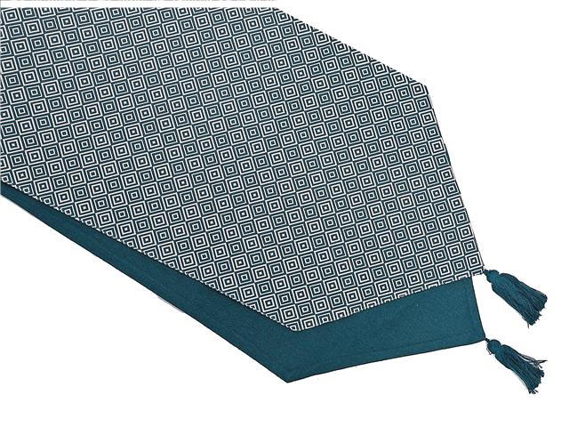 COTTON TABLE RUNNER (54") (GEOMETRIC)