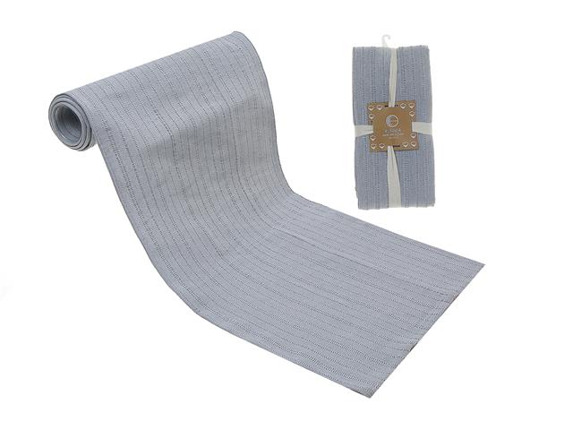 RUNNER (SLUB RIBBING) (GREY) (18" X 72")
