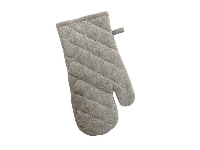 13" COTTON OVEN MITT (BLUE)