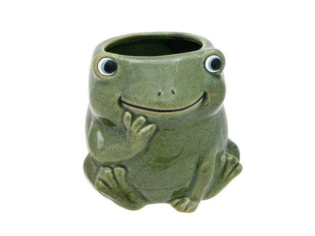 CERAMIC PLANTER (FROG)