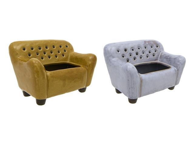 CERAMIC PLANTER (SOFA - ASSTD)