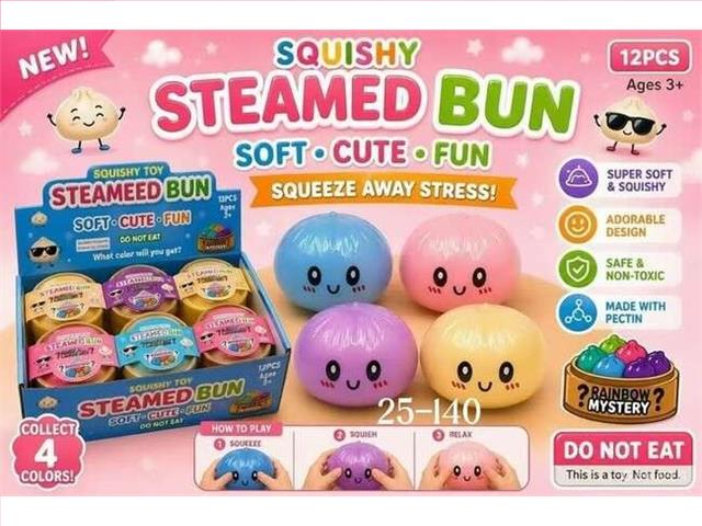 SQUISHY DUMPLING TOY NEON
