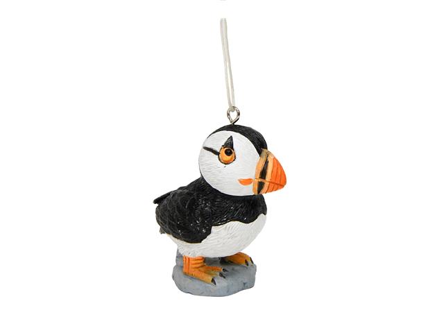 3" POLYRESIN PUFFIN ORNAMENT
