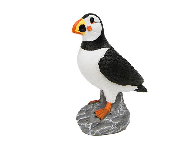10" POLYRESIN PUFFIN FIGURINE
