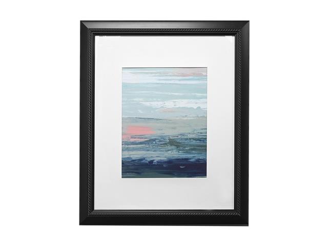 10.5" X 13.5"  MATTED PICTURE FRAME (ARCADIAN BLACK)