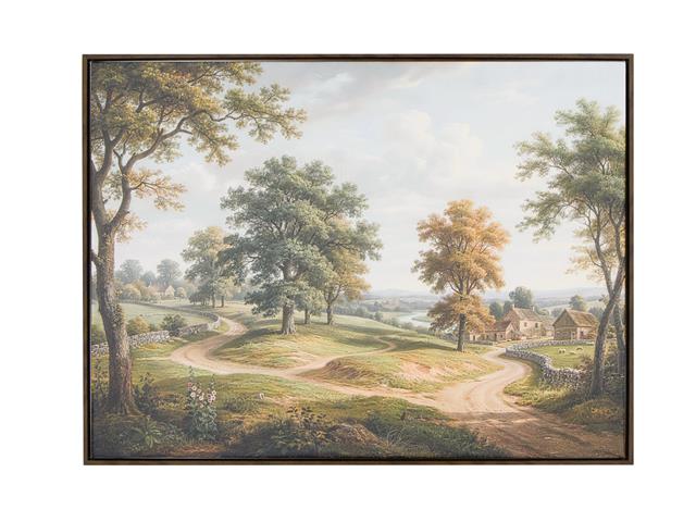 FRAMED CANVAS WALL ART (COUNTRYSIDE)