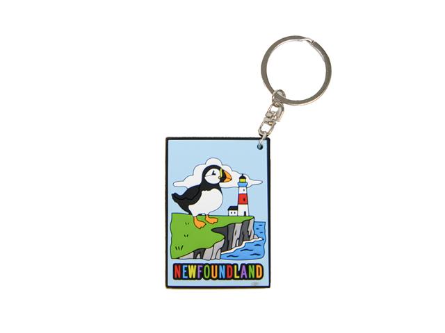 RUBBER KEYCHAIN (PUFFIN)