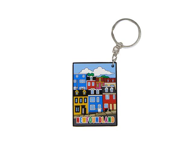 RUBBER KEYCHAIN (ROW HOUSE)